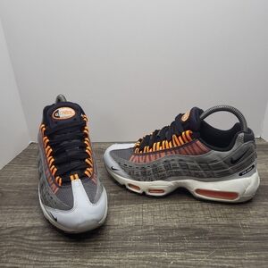 Nike Air Max 95 Kim Jones Total Orange Black Grey Mens Size 5.5 DD1871-001